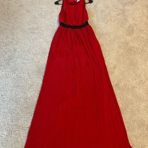 Beautiful floor length red dress